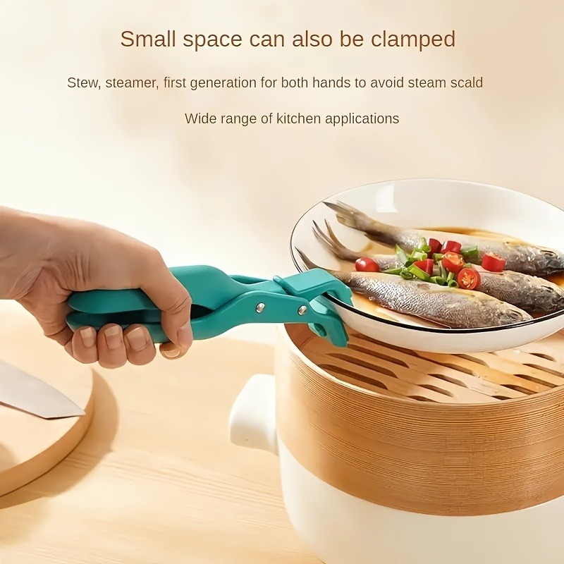 Silicone Hot Dish Clamp Non Slip Bowl & Plate Lifter