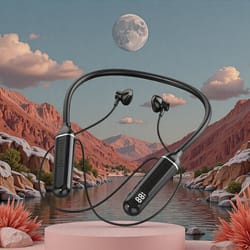 tws wireless bluetooth earphones with magnetic neckband sport & waterproof