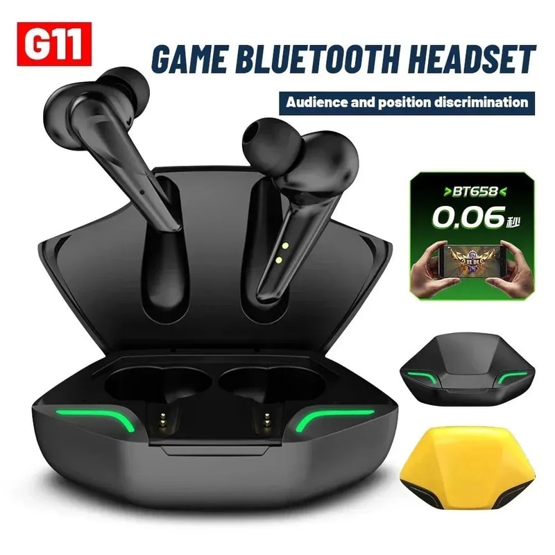 Premium ActiveFit True Wireless Earbuds Wireless Bluetooth Earphones with Charging & Mic