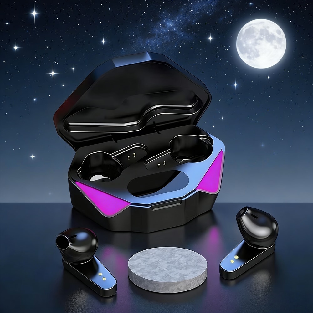 Ultimate True Wireless Earbuds For Gaming Bluetooth Gaming Earbuds With Mic Deep Bass Sound 0