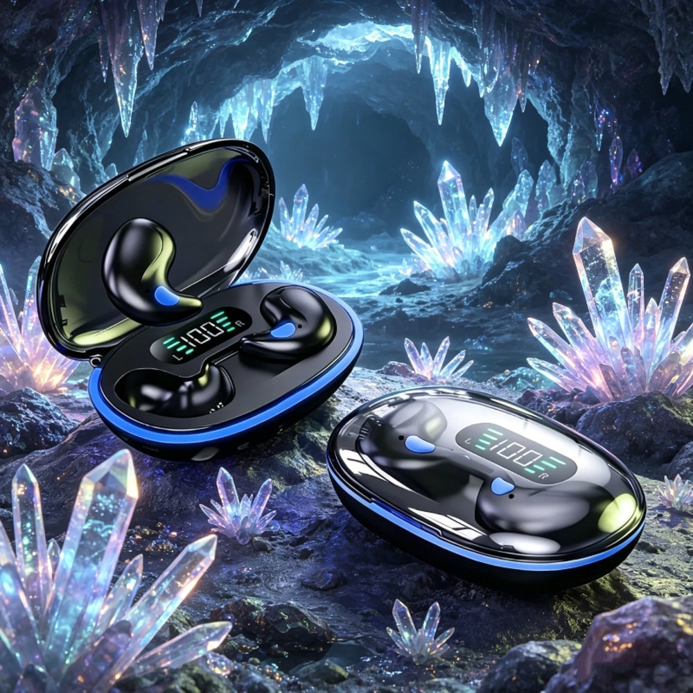 Wireless Noise Cancelling Bluetooth Headset for Sports & Sleep