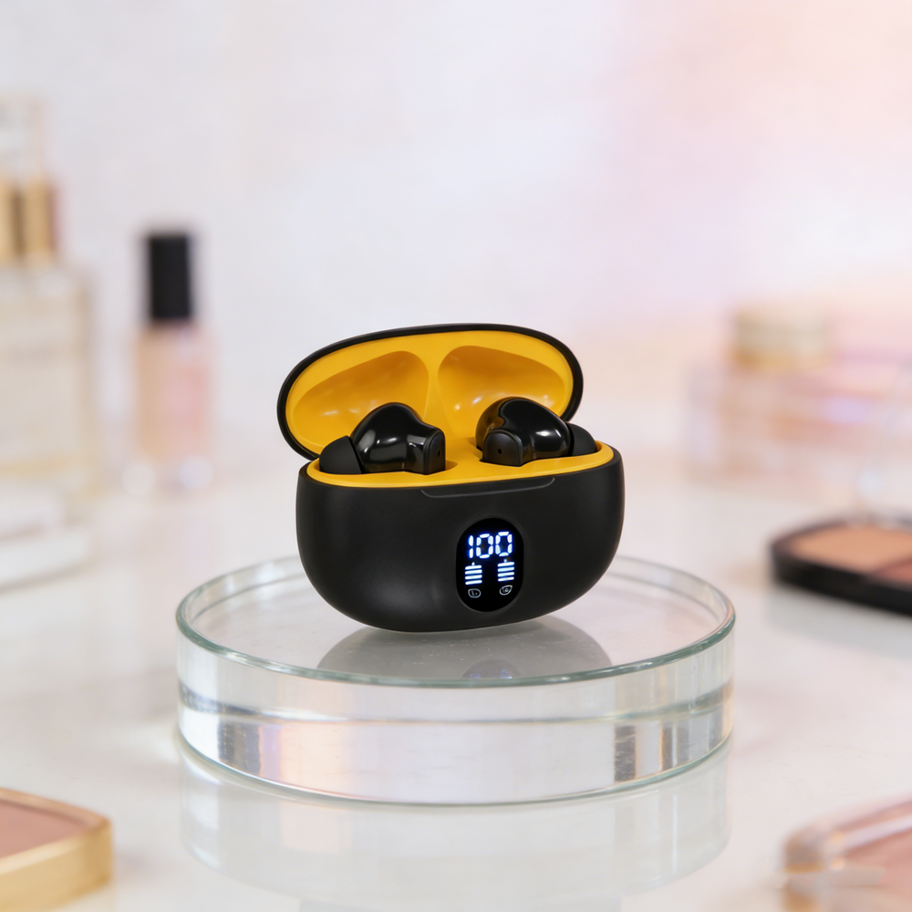 True Wireless Earbuds with Mic Noise Reduction and HiFi Bass for Gaming