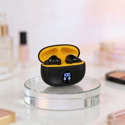 true wireless earbuds with mic noise reduction and hifi bass for gaming