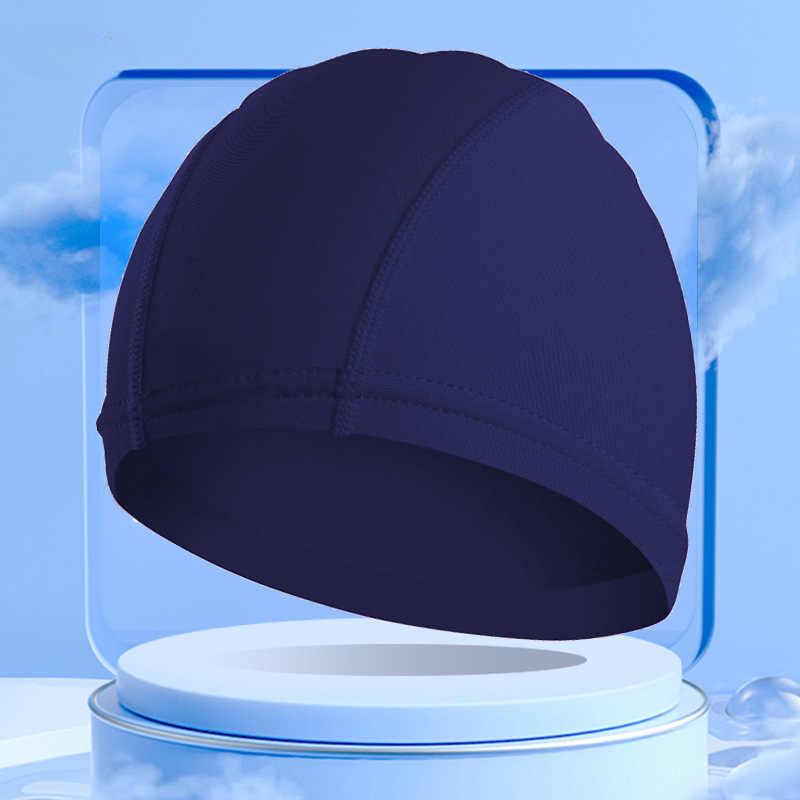 Ultra Thin Comfortable Swimming Cap For Long Hair Nylon Swim Cap With Ear Protection 4