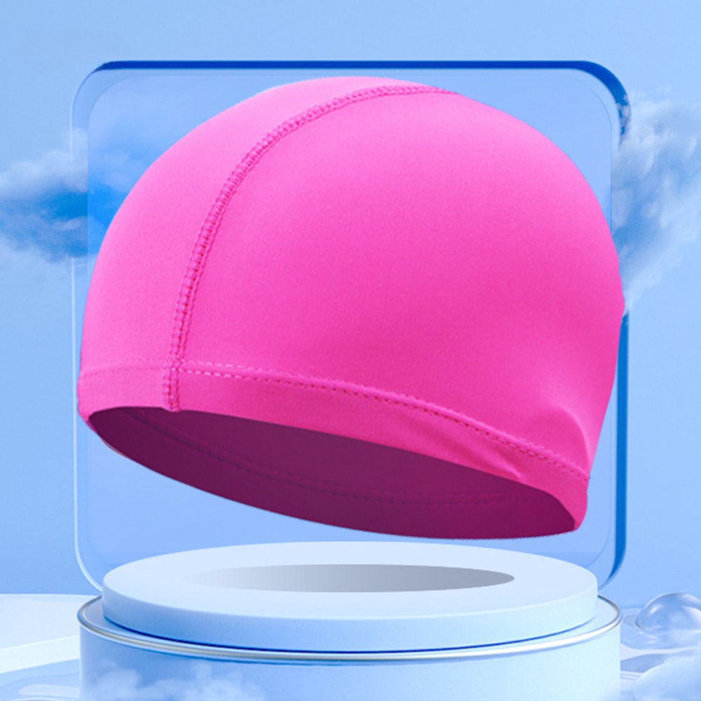 Ultra Thin Comfortable Swimming Cap For Long Hair Nylon Swim Cap With Ear Protection 6