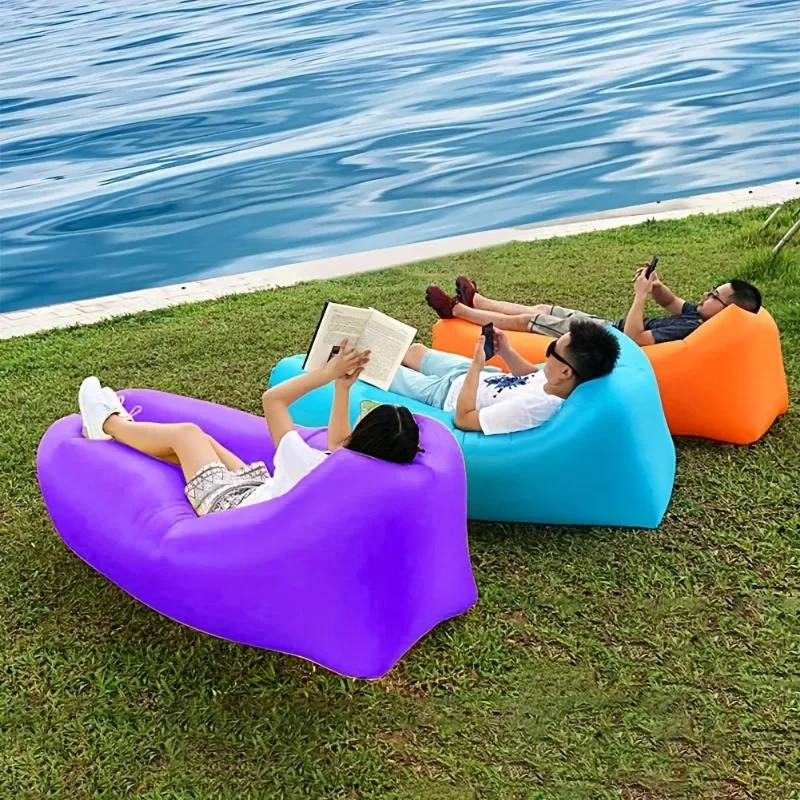 Portable Inflatable Sofa for Outdoor Relaxation Air Lounger for Camping Beach Picnic