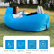Portable Inflatable Sofa for Outdoor Relaxation Air Lounger for Camping Beach Picnic