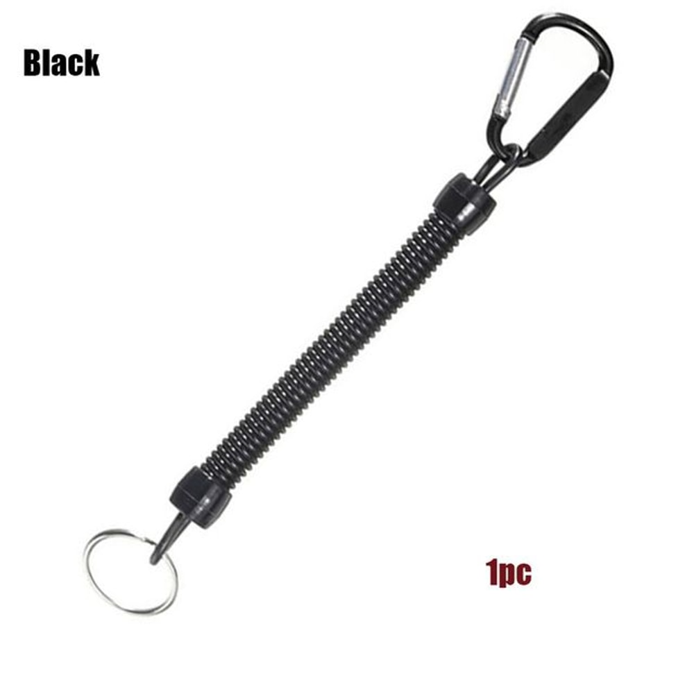 Durable Fishing Carabiner Anti Lost Spring Rope Clip for Outdoor Gear & Mountaineering