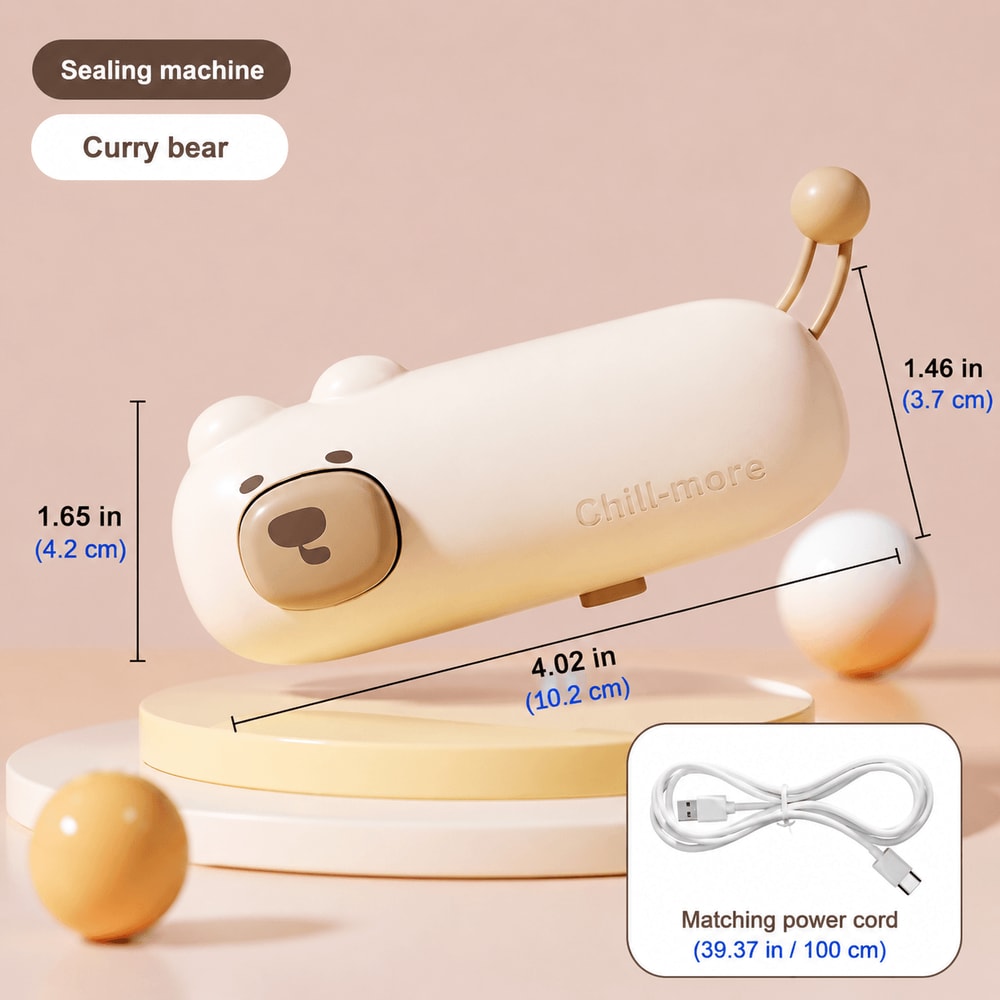Premium Rechargeable Heat Sealer Portable Mini Bag Sealer Cutter For Fresh Food Storage 6