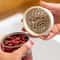 Silicone Mini Can Strainer & Kitchen Sieve Compact Food Mesh Filter for Easy Draining