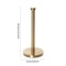 Gold Stainless Steel Paper Towel Holder for Elegant Kitchen Organization