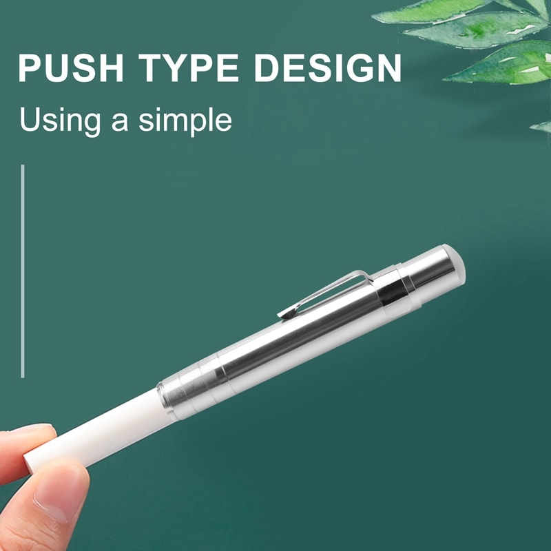 Silver Aluminum Alloy Chalk Holder For Teachers And Chalkboard Writing 3