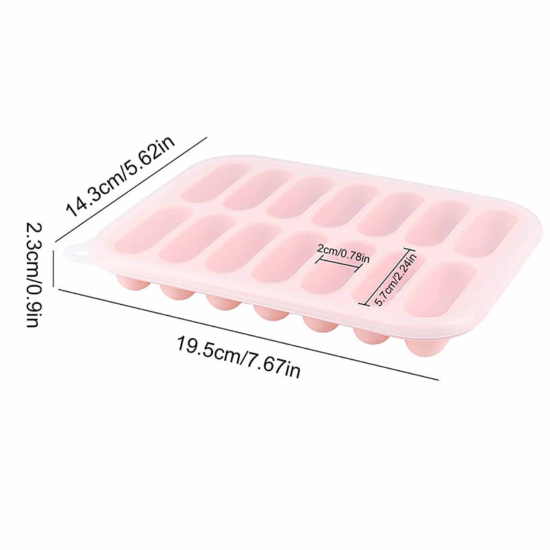Silicone Sausage Mold with Lid DIY Sausage Maker and Hot Dog Mold