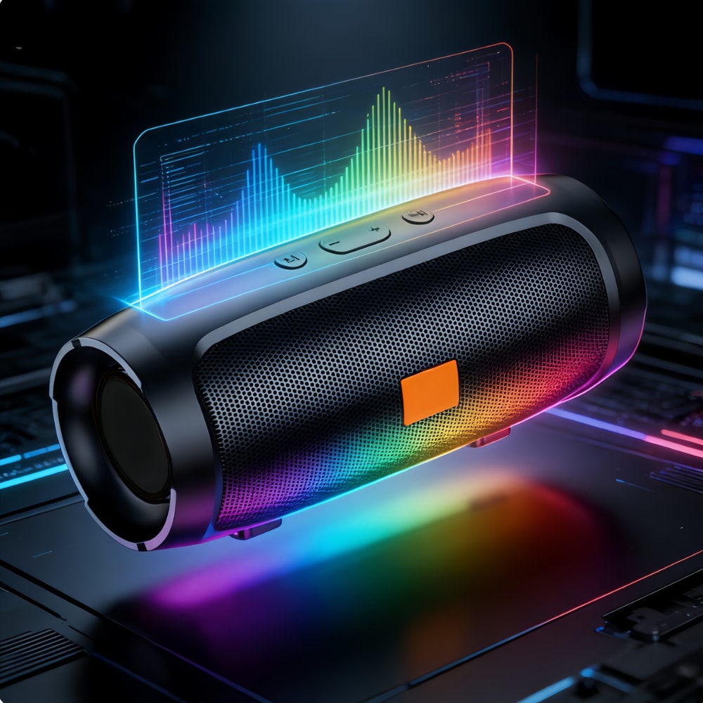 Outdoor Bluetooth Subwoofer Speaker with Waterproof Stereo Sound