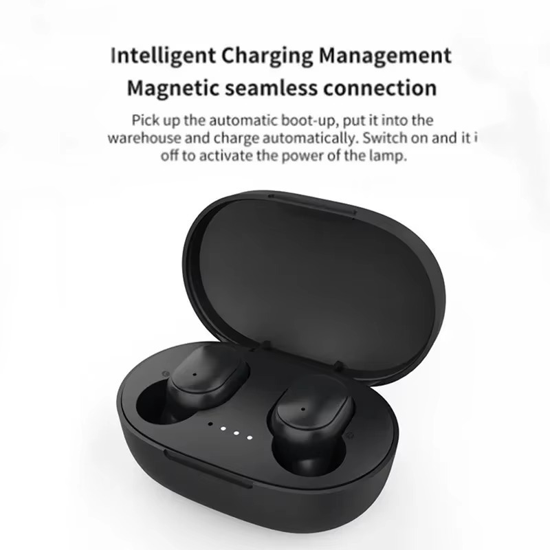 TWS Wireless Bluetooth Earbuds with Mic and Charging Case
