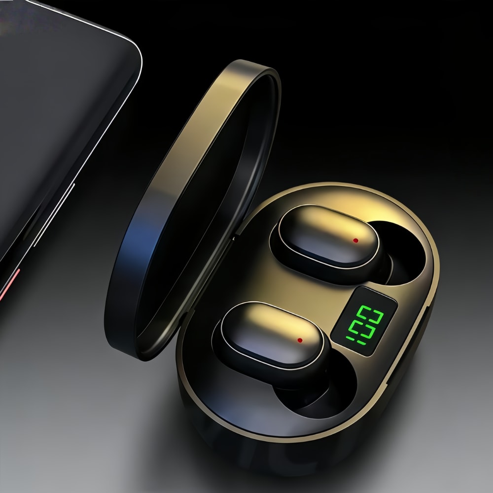 TWS Noise Cancelling Bluetooth Earbuds With Mic 0