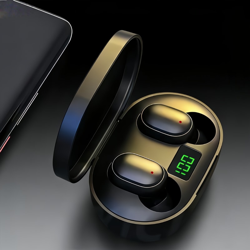 TWS Noise Cancelling Bluetooth Earbuds With Mic 0