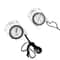 Mini Acrylic Compass With Map Scale And Keychain Rope 3