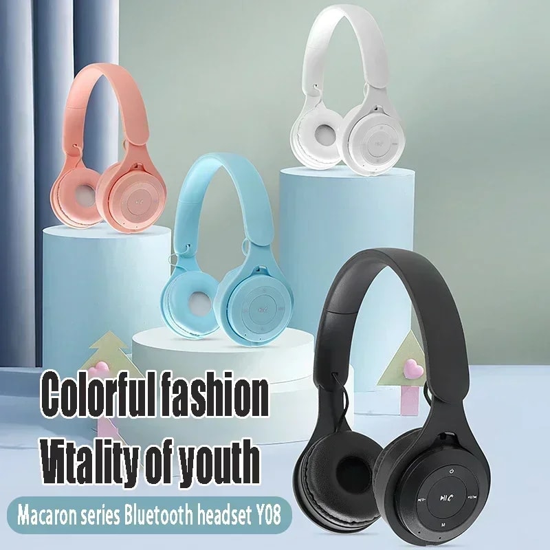 Wireless Bluetooth Gaming Headphones with Hifi Bass & Mic