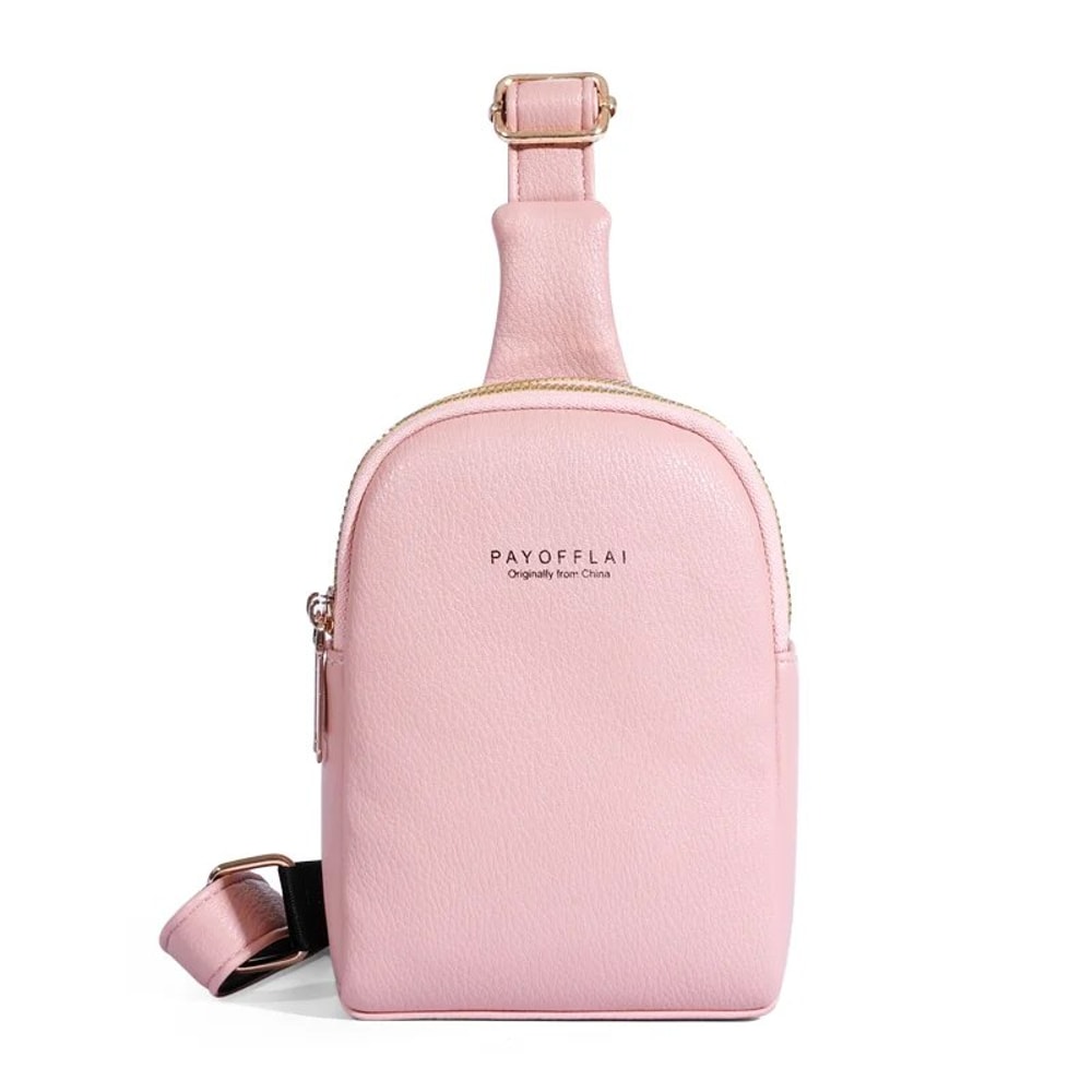 Fashionable Chest Bag For Women With Wide Shoulder Strap 11