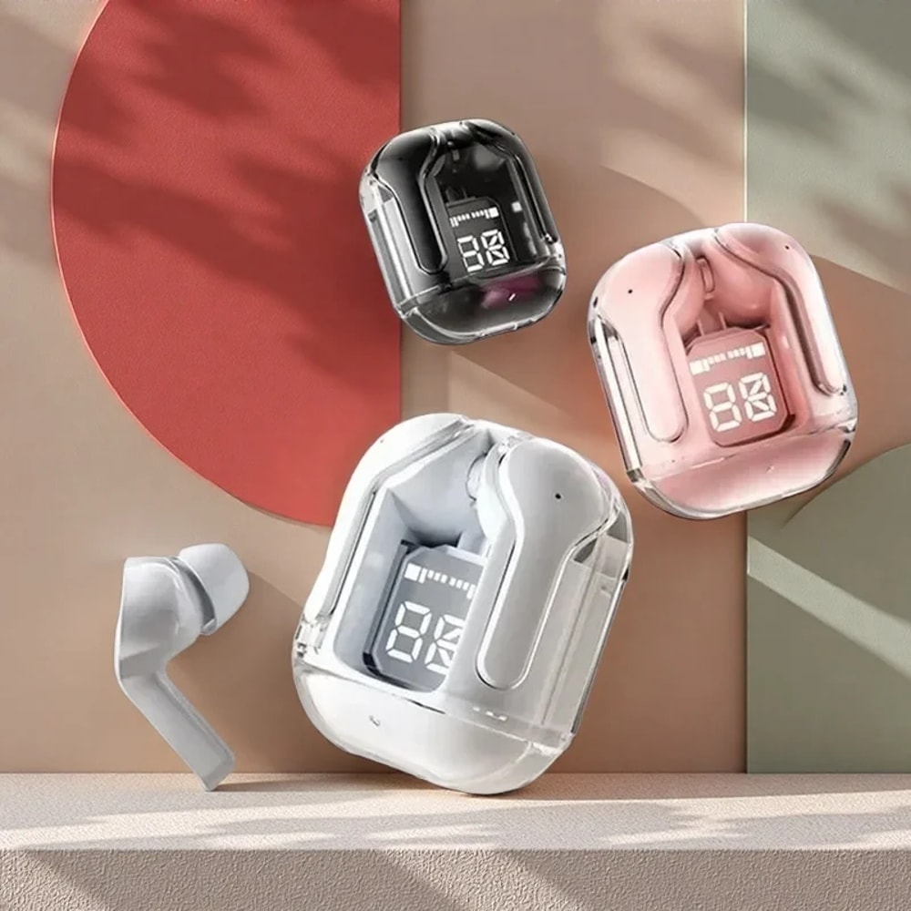 Transparent TWS Wireless Bluetooth Earbuds with HiFi Sound