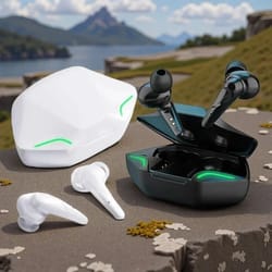 tws wireless gaming headphones with microphone & bass
