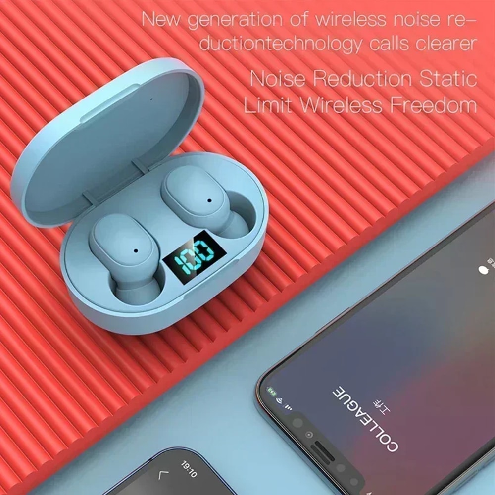 Wireless Bluetooth Headset with LED Display TWS Earbuds