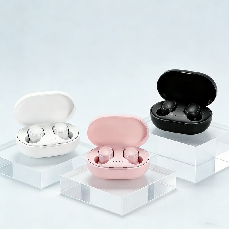 TWS Wireless Bluetooth Earbuds With Mic Noise Cancelling 0