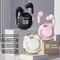 Transparent Bluetooth Earbuds with LED Display Wireless In Ear Earphones