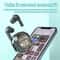 Transparent Bluetooth Earbuds with LED Display Wireless In Ear Earphones