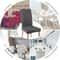 Universal Stretch Chair Covers Spandex Dining Seat Covers 2