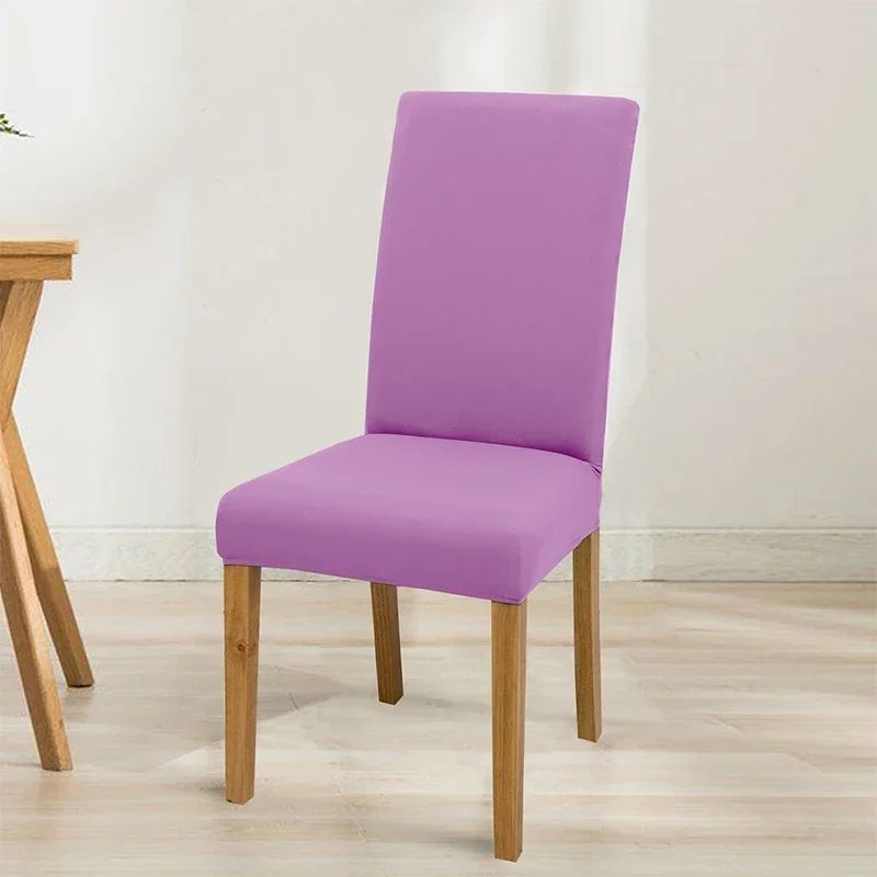 Universal Stretch Chair Covers Spandex Dining Seat Covers 5
