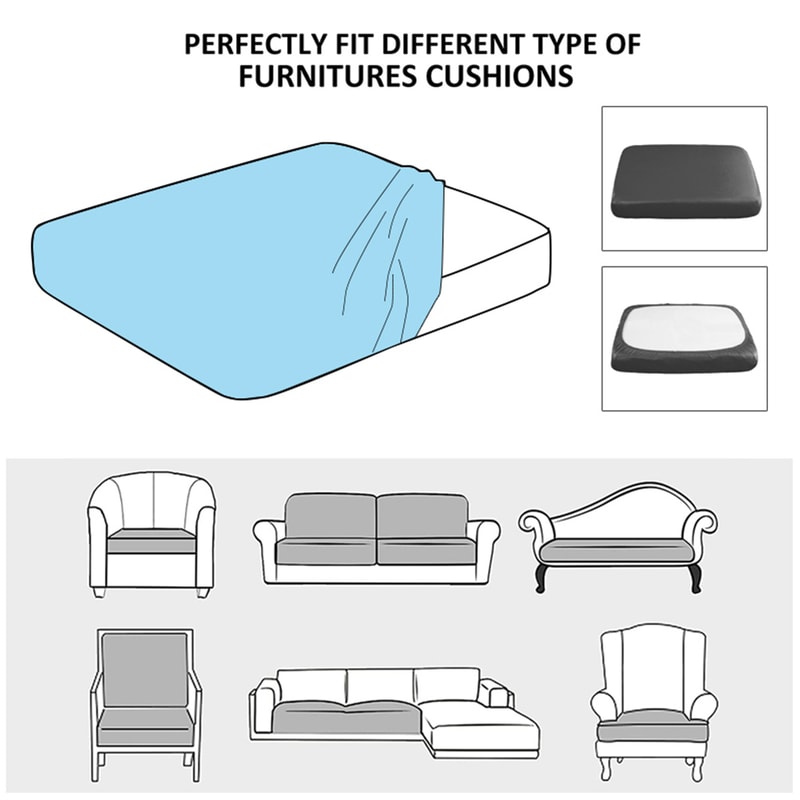 Premium Plush Sofa Slipcover Anti Slip Couch Cover For Living Room Bedroom 1