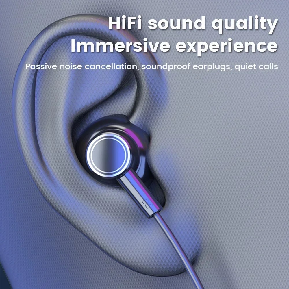 Wireless Bluetooth Neckband Earphones with LED Display & HiFi Sound TF Card Support