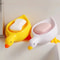 Cute Yellow Duck Self Draining Soap Dish For Bathroom Sink 0