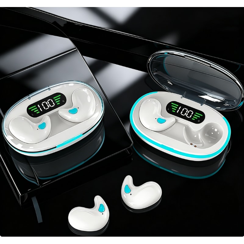 Wireless Noise Canceling Bluetooth Headset For Sports Sleep 0
