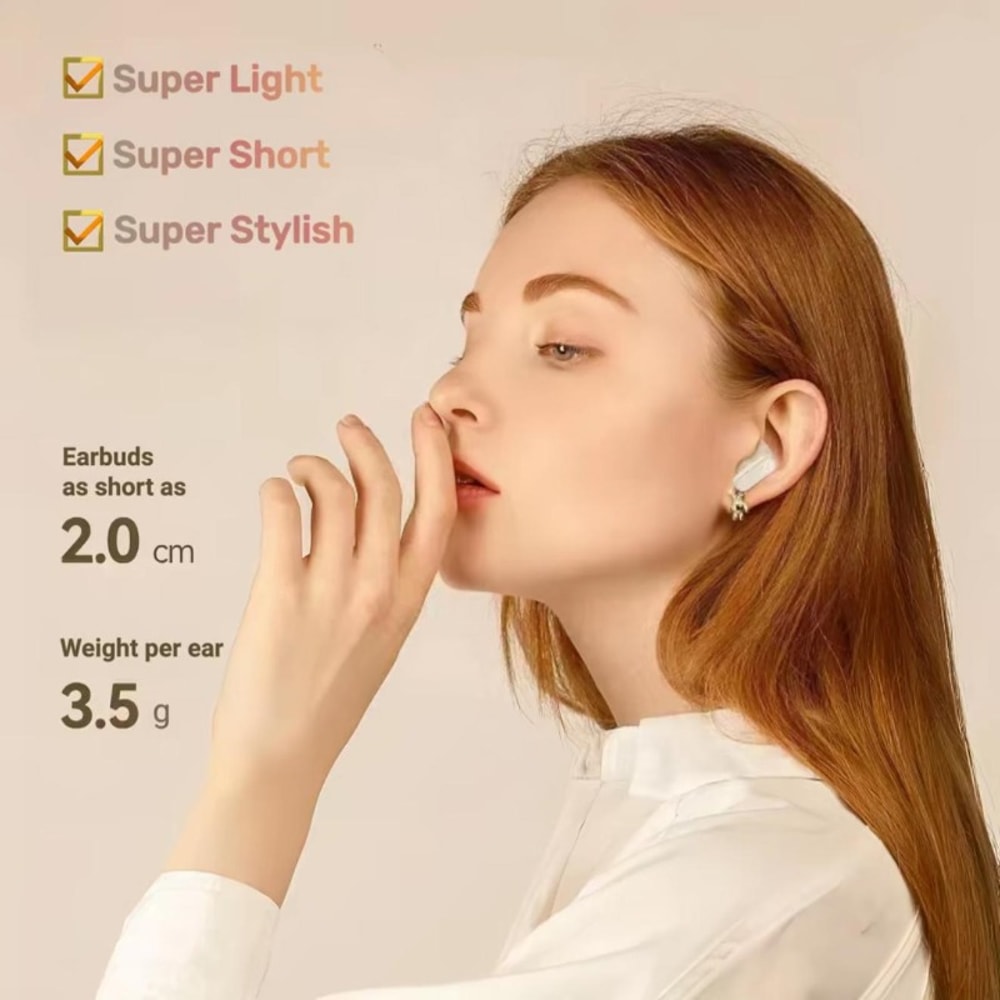 Bluetooth Wireless Headset Noise Canceling Earbuds for Gaming & Music