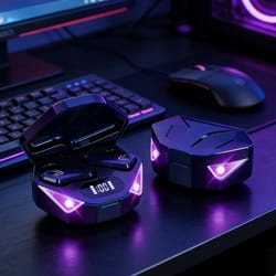 tws wireless gaming earbuds with mic & stereo sound