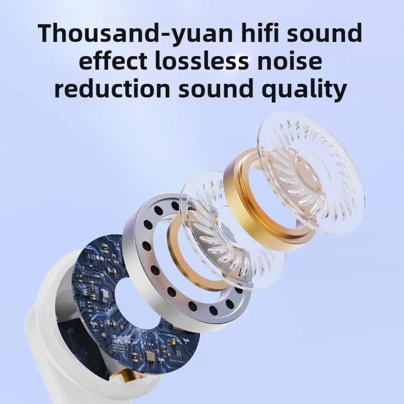 Bone Conduction Wireless Bluetooth Headphones Sports Waterproof HiFi Earphones