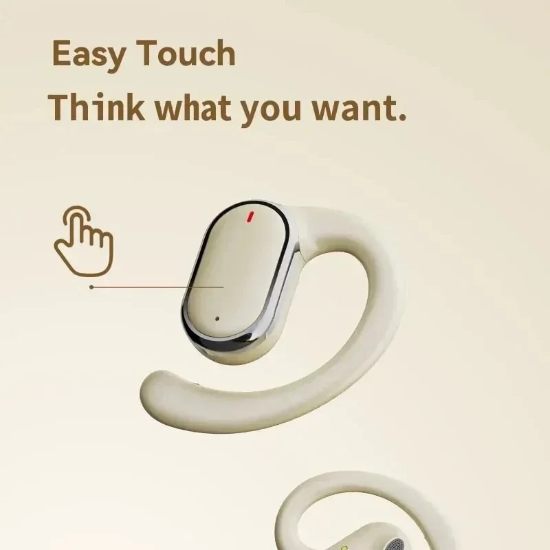 Wireless Noise Reduction Ear Hanging Headphones For Sports Work 4