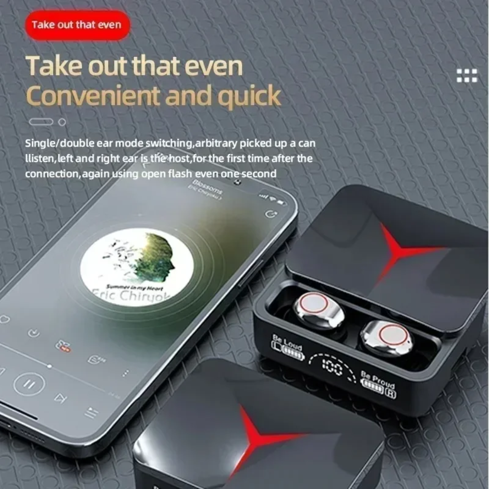 TWS Wireless Gaming Earbuds Bluetooth Sport Headphones