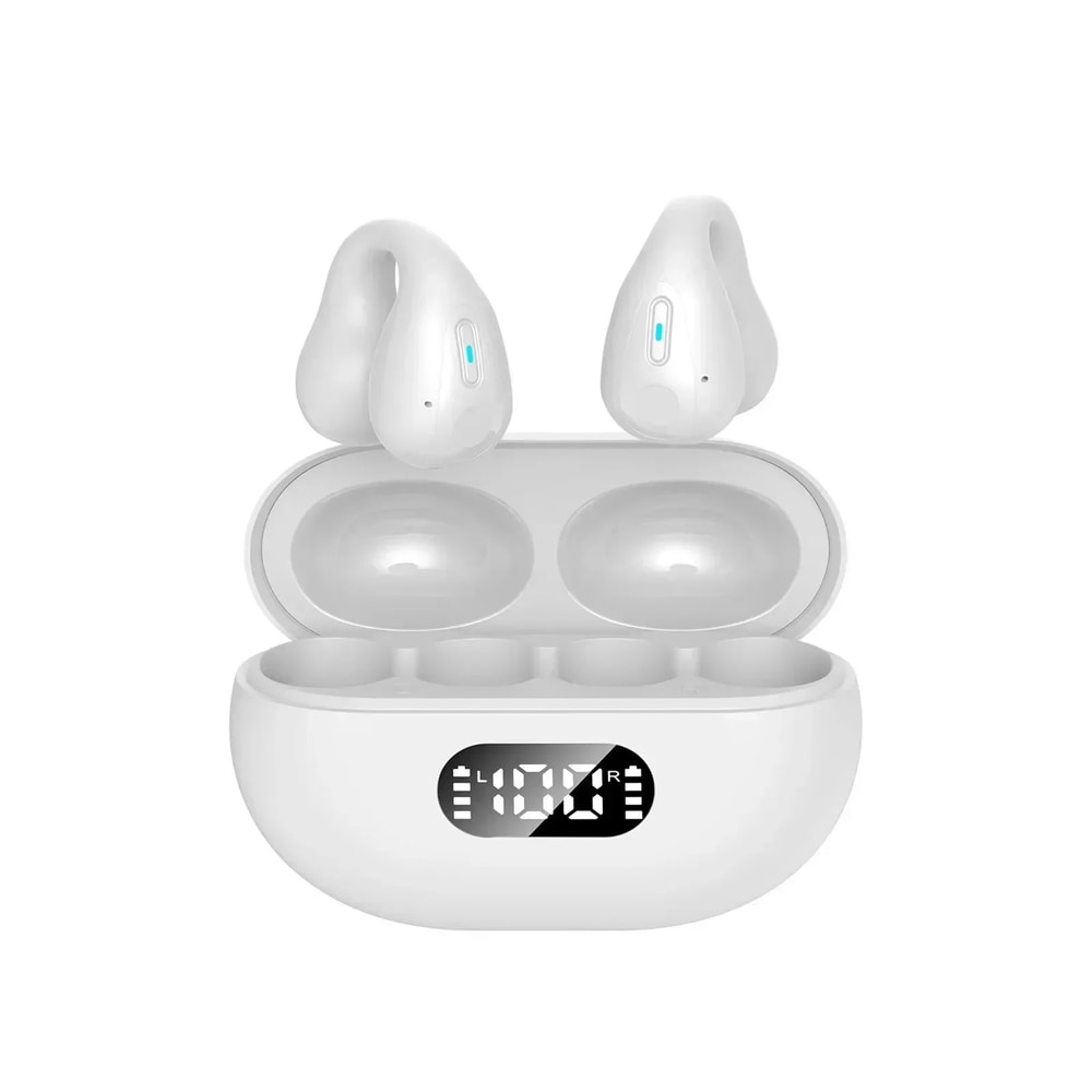 TWS Wireless Bone Conduction Headphones with Touch Control & LED