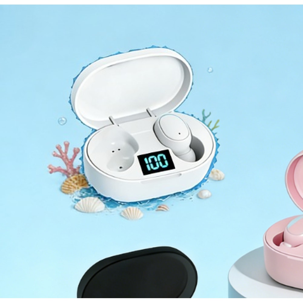 Wireless TWS Bluetooth Earphones With Noise Cancelling Mic 0
