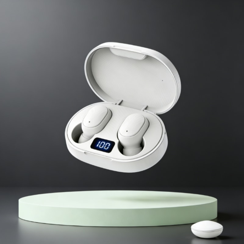 Premium TWS Wireless Bluetooth Earphones With Noise Cancelling Mic 0