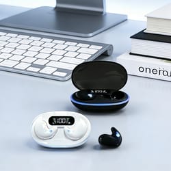 ultra light wireless bluetooth earbuds with long lasting battery