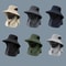 UV Protection Summer Sun Hat with Neck Flap for Outdoor Adventures