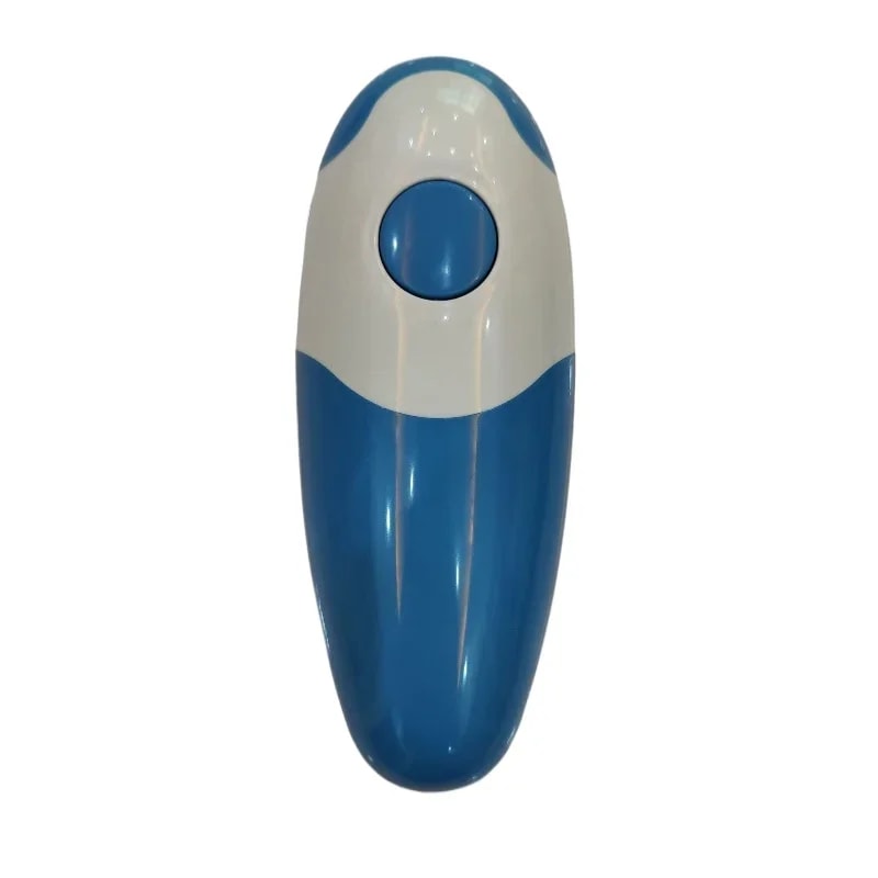 Portable Automatic Electric Can Opener Hands Free Smooth Edge Battery Operated One Touch