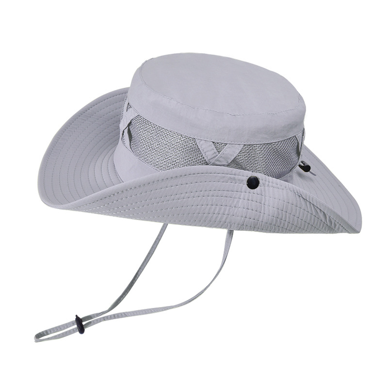 Mens Outdoor Sunscreen Hat Breathable Fishing Hiking Sunshade 8
