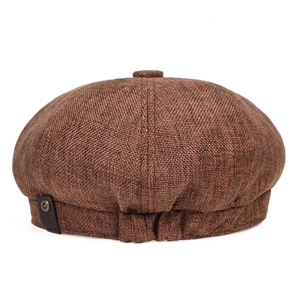 Mens Lightweight Newsboy Cap Retro Summer Beret Hat 2