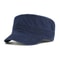 Washed Cotton Military Cap for Men Women Vintage Flat Top Hat